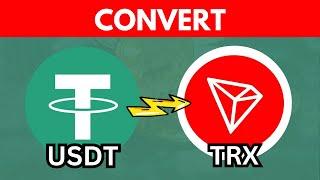 How to Convert USDT to TRX on Trust Wallet | How To Swap USDT To Tron (TRX) (2024)