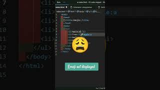 How to implement Emojis in Visual Studio Code #shorts #youtubeshorts