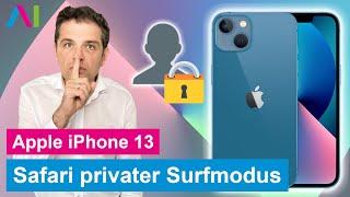 Apple iPhone 13 - Safari privater Surfmodus •  • 1️⃣3️⃣ •  •