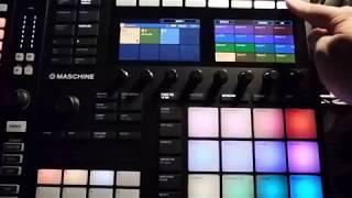 DJ Divine Justice  demos Sample Slicing on Machine MK3