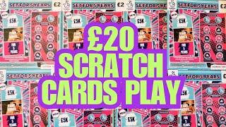 NEW LOTTO SCRATCH CARDS £20 PLAY