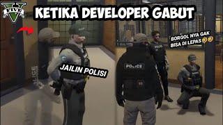 KETIKA DEVELOPER GABUT NGERJAIN POLISI BARU YANG LAGI MELAMUN  || GTA V ROLEPLAY #soifw