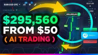 $50 TO $295,560 WITH AI TRADING BOT ON POCKET OPTION | POCKET OPTION BOT | BINARY OPTION STRATEGY