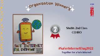 Organisation winners of the drawing competition on "Safer Internet Day - 2022"