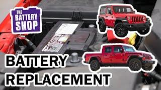 Jeep Wrangler and Gladiator (2016 - present) - New Battery Install (Primary)