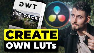 HOW TO Create your own LUTs in Davinci Resolve 18 Tutorial
