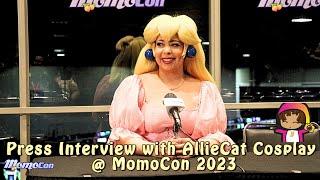 Press Interview with AllieCat Cosplay at MomoCon 2023