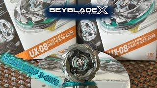 Nuovo Beyblade X UX-08 Silver Wolf 3-80 FB