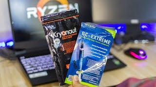 Kryonaut vs GELID GC Extreme  Best Thermal Paste to Cool Ryzen Laptop?