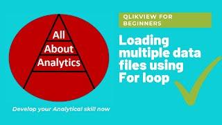 QlikView for Beginners [All in 60 Minutes] - Loading data files using For loop - Part-2-of-10