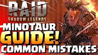 You are doing Minotaur WRONG in Raid Shadow Legends! Minotaur Guide to Building FAST Teams!