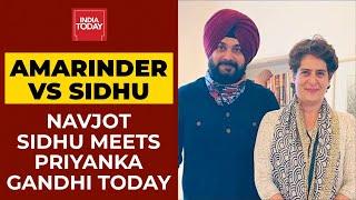 Navjot Singh Sidhu Meets Priyanka Gandhi Vadra Amid Rift With Punjab CM Captain Amarinder Singh