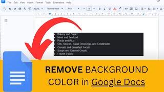 How to Remove Background Color From Pasted Text in Google Docs [IN 1 MINUTE]