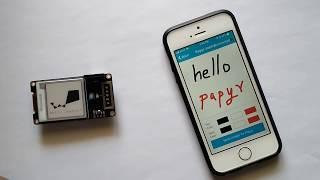 Papyr - Nordic nRF52840 based epaper display