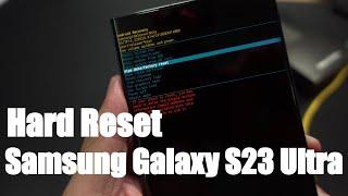 How To Hard Reset Samsung Galaxy S23 Ultra