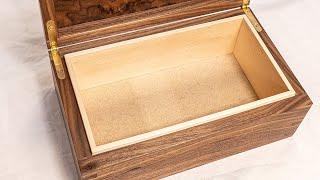 Installing Felt, Lining and Handle | The Keepsake Box #7