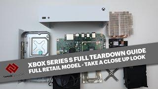 XBOX SERIES S FULL TEARDOWN!  Including Heatsink and APU Shield Removal see the motherboard close up