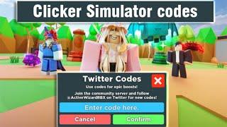 Clicker Simulator Codes 2023 - All Codes in Clicker Simulator - Clicker Simulator For Codes