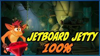 Crash Bandicoot 4 - Jetboard Jetty 100% - All Gems and Box Locations Walkthrough