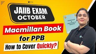 PPB Macmillan Book JAIIB 2023 | How To Cover PPB Syllabus? JAIIB PPB Preparation Strategy EduTap