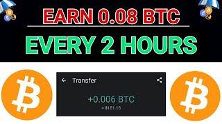 Claim Free 0.008 BTC Every 2 hours