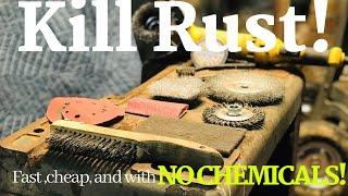 How To Get Rid of Rust Without Chemicals | Mechanical Rust Removal | Easy Rust Remove W/ Basic Tools