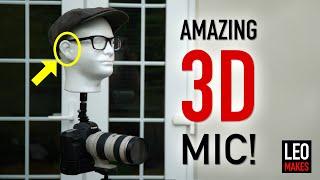 How to make a binaural ("3D") microphone