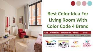 Hall colour combination | Best Color Ideas for Living room with color code | Room Color 3D