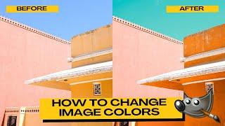 How to Change One Color to Another Color in GIMP