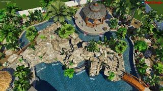 "Cherry Valley Resort" - Pool Studio 3D by Structure Studios / Landscape Design