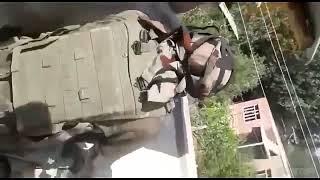 Indian army live encounter (RR soldiers pin down insurgents) - Part 1