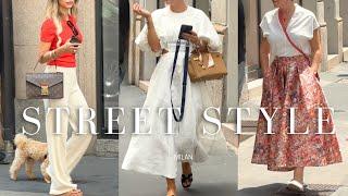 Milan street style moments: effortlessly chic and comfortable looks•italian fashion