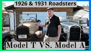 1926 Model T Roadster VS. 1931 Model A Roadster Comparison