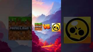 Minecraft Vs Brawl stars #minecraft #brawlstars