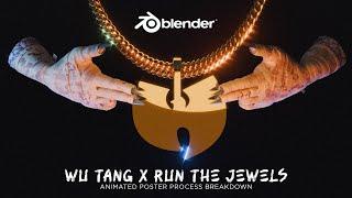 Wu-Tang & Run the Jewels Blender 3D Mashup - Under 5 Minutes