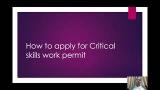 How to apply for Critical skills employment Permit #Ireland #CSEP