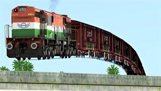 Train Running over Bridge | Train Simulator 2022 |  Indian Railways