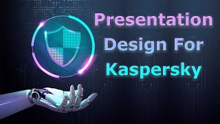 A PowerPoint Presentation Design Portfolio With The Kaspersky Antivirus Subject