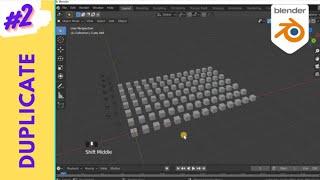 Duplicate and Repeat in blender..!