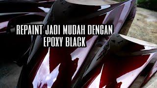 epoxy black REPAINT JADI MUDAH!!(candy red mix)