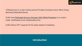 Dedicated Server Germany DDoS Protection