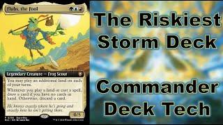 Flubs, the Fool Commander Deck Tech First Thoughts Bloomburrow Storm Song of Creation cEDH Combo