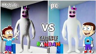 Garten of Banban 2 Mobile vs Garten of Banban 2 PC | Shiva and Kanzo Gameplay
