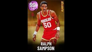 WE GOT SEASON 8 DARK MATTER RALPH SAMPSON GAMEPLAY IN NBA 2K22 MYTEAM!!! HE IS A TALL POINT CENTER!!