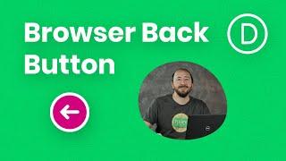 How To Create A Browser Back Button In Divi