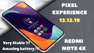 Pixel Experience for Redmi Note 4xMost stable rom Amazing battery life