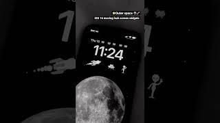 Space widgets for iPhone lock screen! Animated GIF #ios16 #iphone #widget #widgets #lockscreen #gif