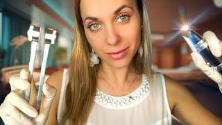 ASMR Deep inside your EARS Otoscope ear exam,  EAR CLEANING for Sleep and RAIN SOUNDS