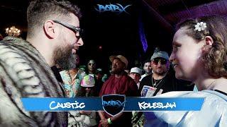 Caustic vs Koleslaw - GTX Rap Battle - Hosted by Lush One & DelMon Crew