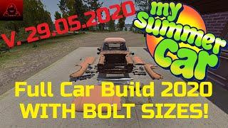 My Summer Car (FULL Car Build Guide 2020!) (29.05.2020 Update!) BOLT SIZES INCLUDED!